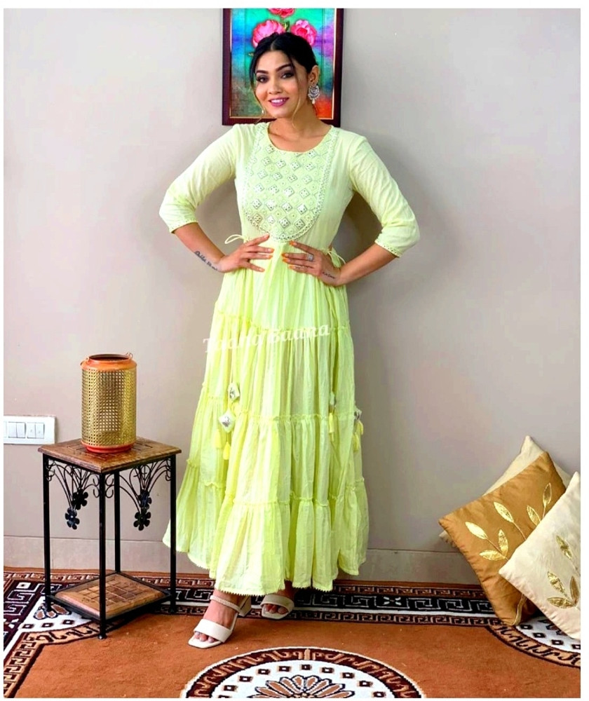 Cotton gown discount on flipkart