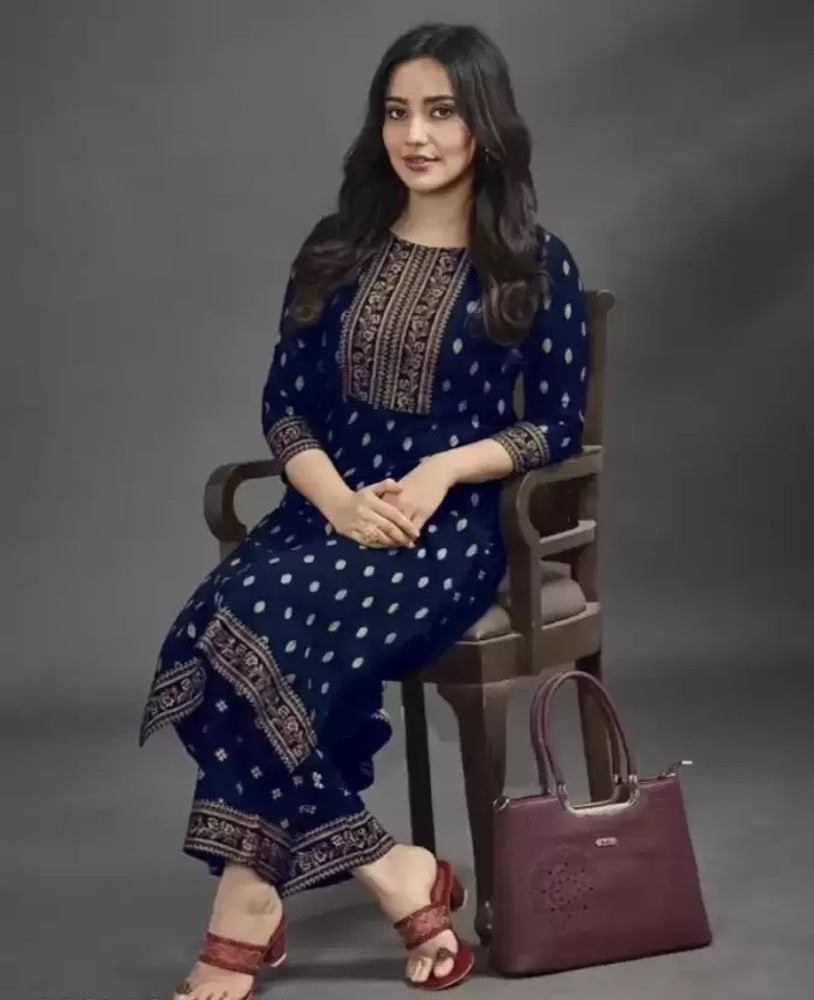 shoecom Women Kurta Palazzo Set Buy shoecom Women Kurta Palazzo