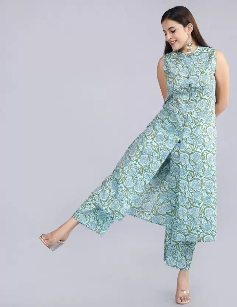 Kurti with palazzo on flipkart best sale