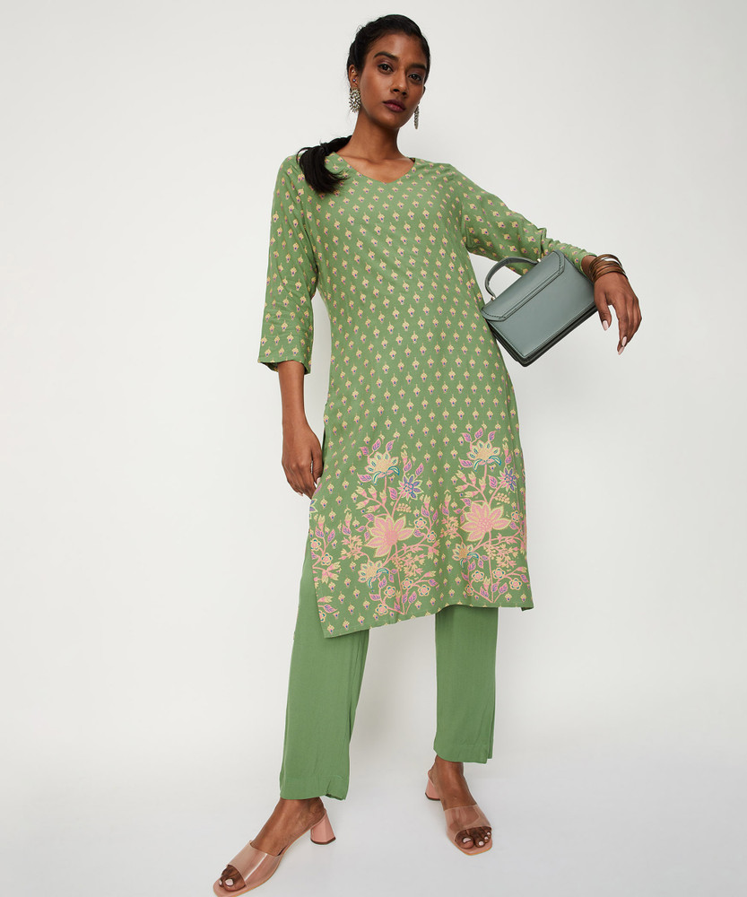 MAX Women Kurta Palazzo Set Buy MAX Women Kurta Palazzo Set
