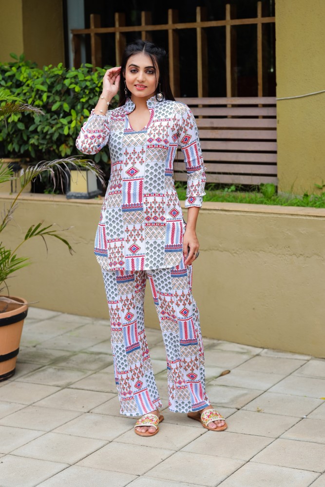 LABEL D11 Women Ethnic Top Pant Set - Buy LABEL D11 Women Ethnic Top Pant  Set Online at Best Prices in India