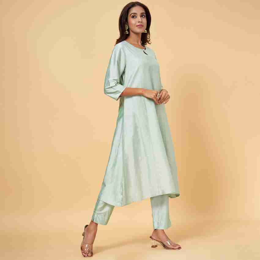 Rangmanch by Pantaloons Women Kurta Pant Dupatta Set - Buy