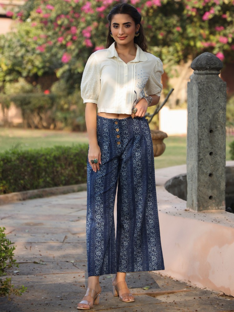 Palazzo pants with tops on sale flipkart