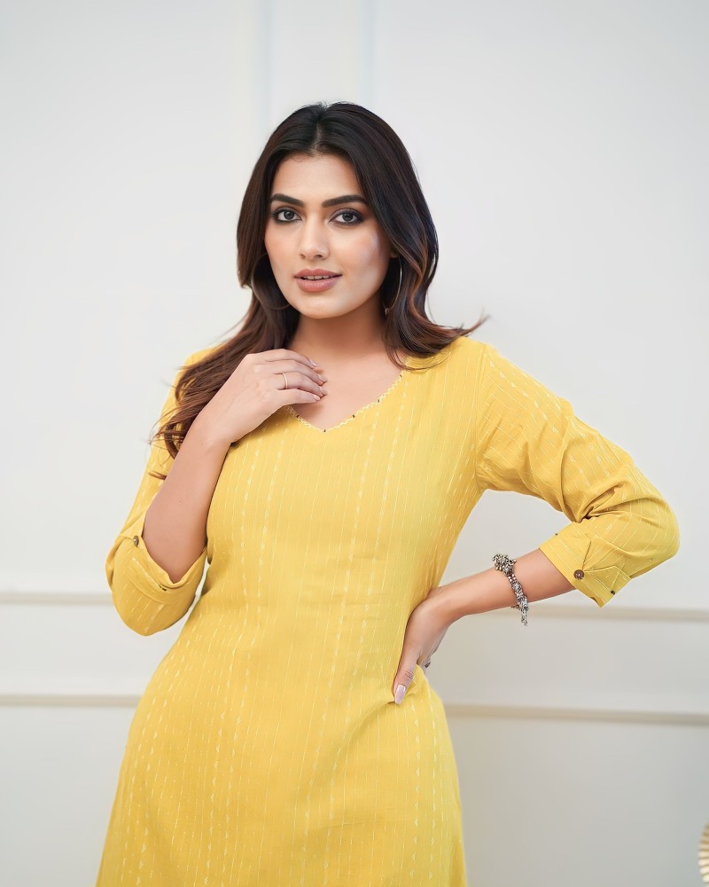 Flipkart yellow kurti hotsell