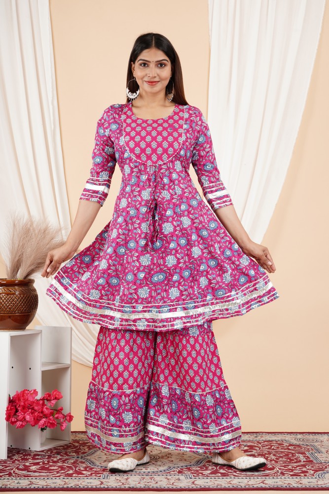 Mudassir Fashion Women Kurti Pant Set - Buy Mudassir Fashion Women Kurti  Pant Set Online at Best Prices in India