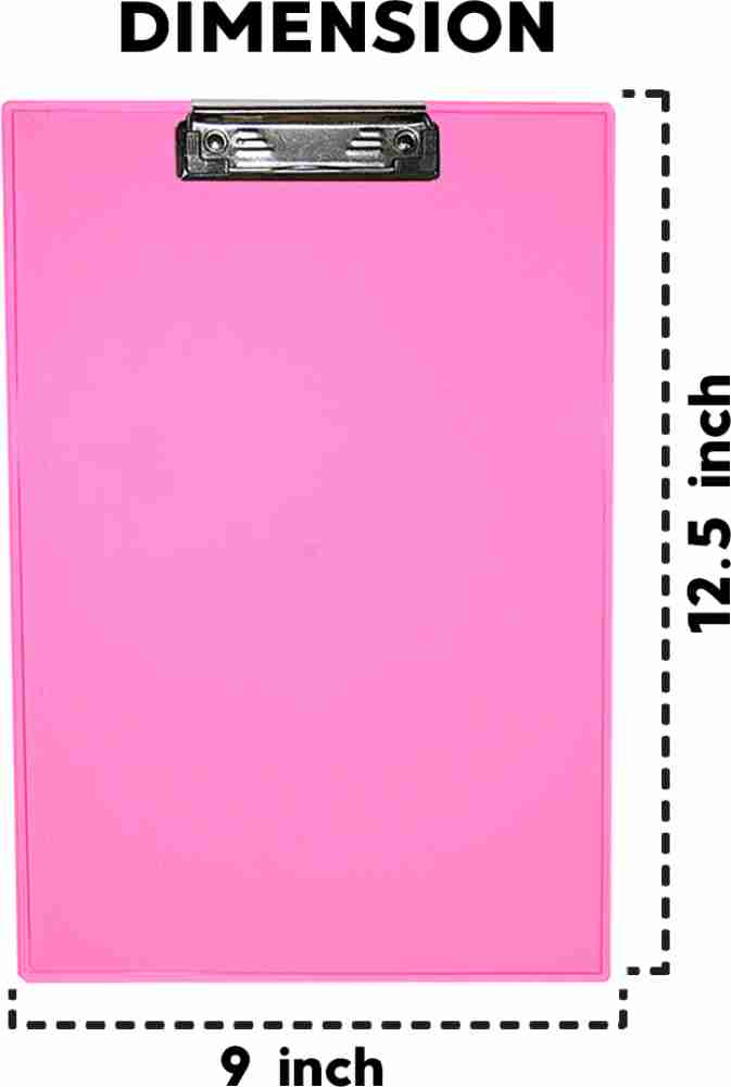 Pink Exam Paper Clipboard, Board Size: A4 at Rs 15/piece in Hyderabad
