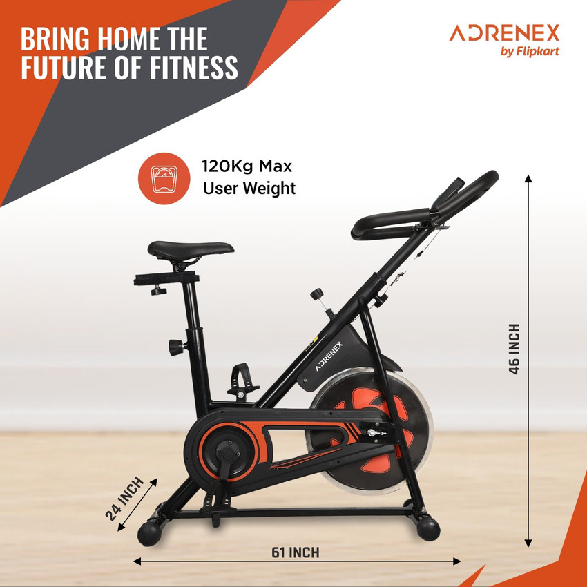 Adrenex by Flipkart Spin Exercise Bike with 6.5Kg Flywheel Fitness