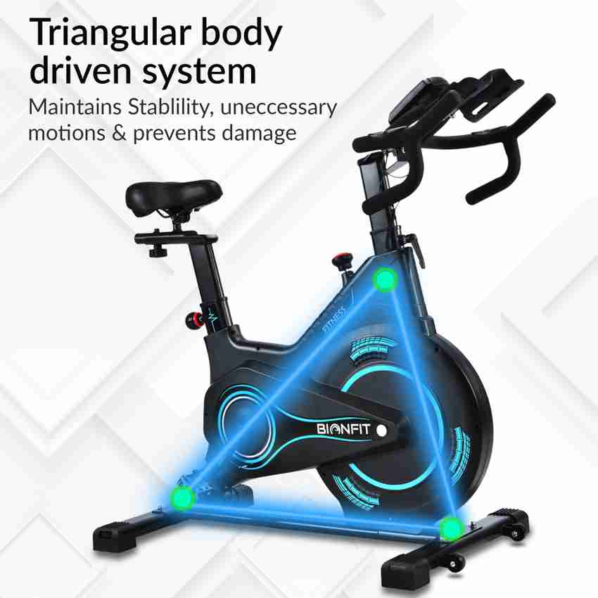 BIONFIT CycloneX Magnetic Spin Exercise Cycle for Home Gym User weight 150kg Wheel 6kg Spinner Exercise Bike Buy BIONFIT CycloneX Magnetic Spin Exercise Cycle for Home Gym User weight 150kg Wheel