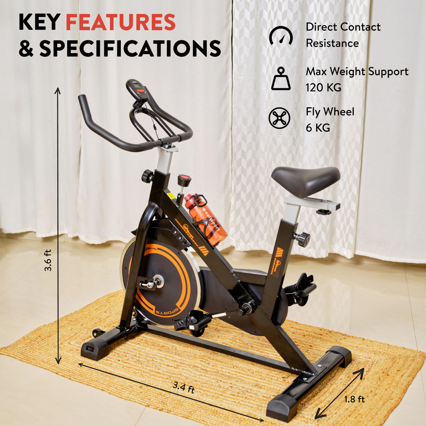 RPM Fitness by Cultsport RPM610 13.22lbs Flywheel Max Weight 120kg For Home Gym Workout Spinner Exercise Bike Buy RPM Fitness by Cultsport RPM610 13.22lbs Flywheel Max Weight 120kg For