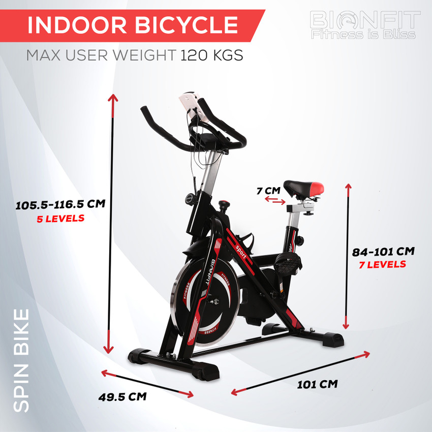 BIONFIT Spin Gym Cycle for Home Fitness I Perfect For Weight Loss Spinner Exercise Bike Buy BIONFIT Spin Gym Cycle for Home Fitness I Perfect For Weight Loss Spinner Exercise Bike