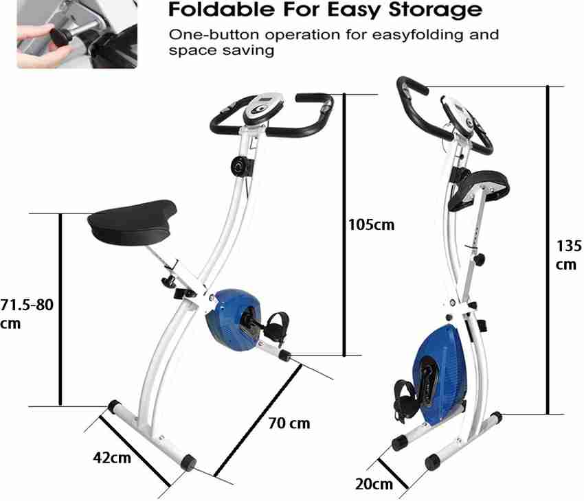 DOLPHY Folding Exercise Bike for Home Cross Trainer for Fitness Digital LCD Display Folding Bike Exercise Bike Buy DOLPHY Folding Exercise Bike for Home Cross Trainer for Fitness Digital LCD Display F...