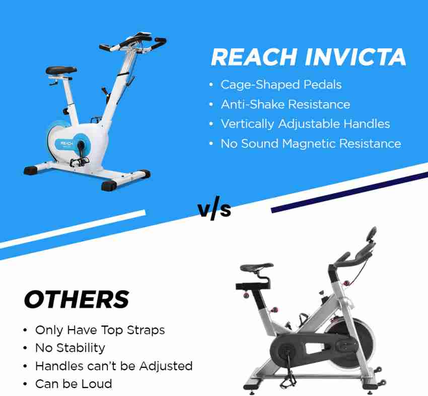 Reach Evolve Spin Bike  Best Exercise Cycle for Cardio and Weight – Reach  Fitness