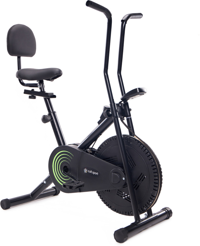 Buy Cultsport Ariana Airbike For Home Gym With Fixed Handle and Backrest 6 Months Warranty Upright Stationary Exercise Bike Online at Best Prices in India Sports Fitness Flipkart