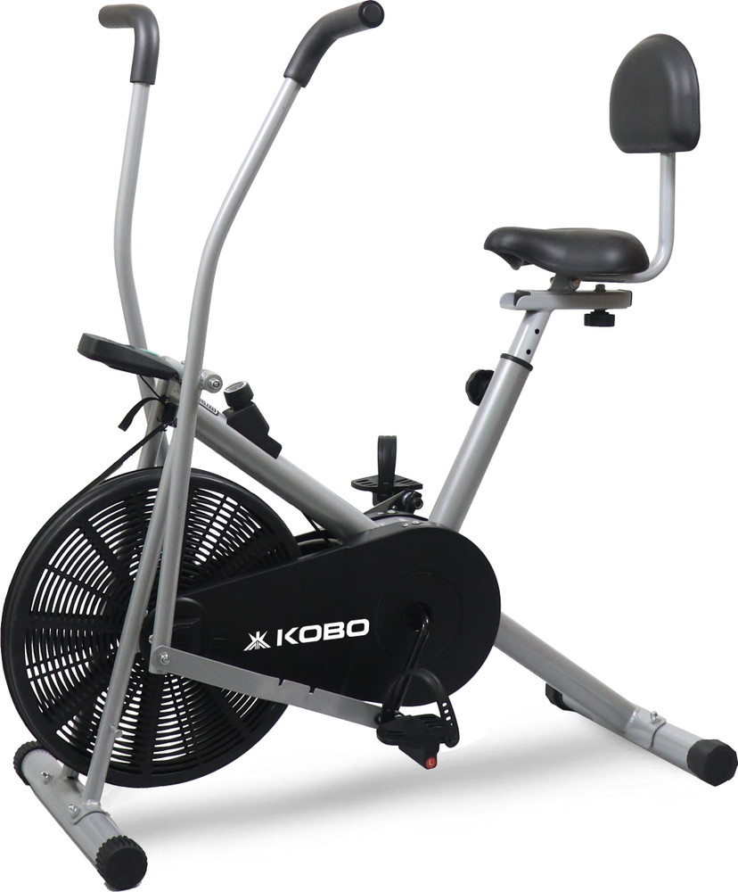 KOBO Air Bike Exercise Cycle For Home 120 Kg User Weight Exercise Bike For Home Gym Dual Action Stationary Exercise Bike Buy KOBO Air Bike Exercise Cycle For Home 120 Kg