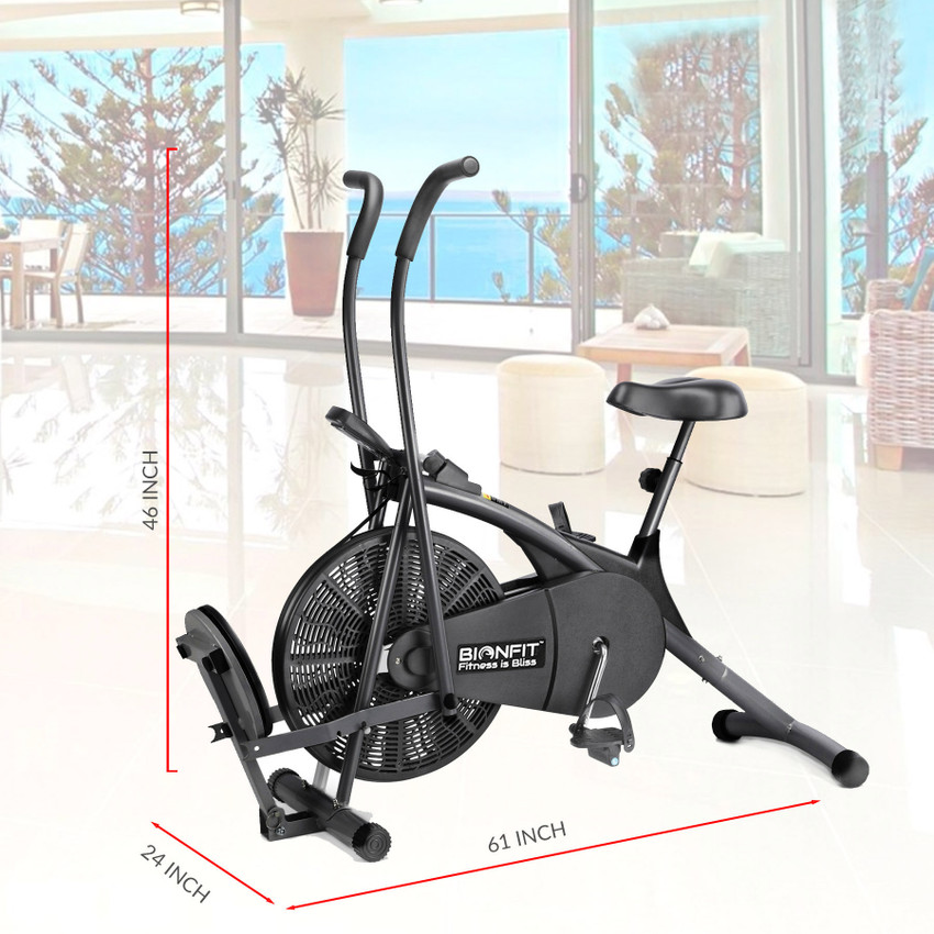 Recumbent bike with moving handles shop
