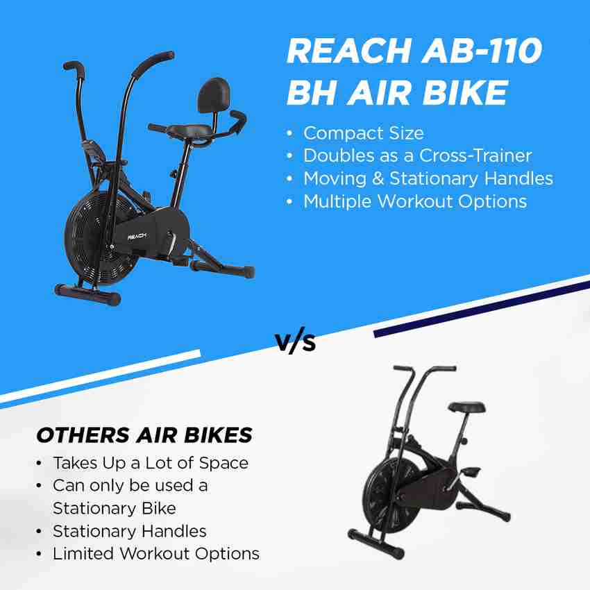 Cross trainer shop vs air bike