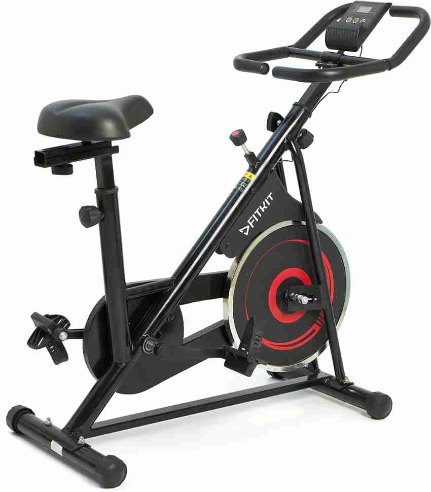 FITKIT by Cult.sport FK3000V Max Weight 120kg with Diet Plan 6 Months Warranty Spinner Exercise Bike