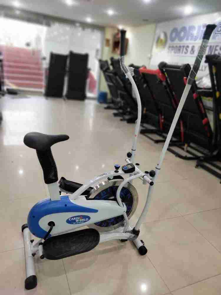 Buy Cardio World Orbitrack CW 2075 Cycling and Elliptical can be use User Weight 125 Kgs Indoor Cycles Exercise Bike Online at Best Prices in India