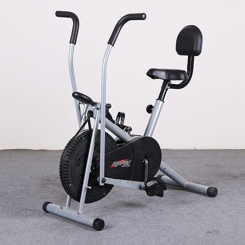 SHAPEWELL Air Bike with Back Rest for Home and Gym Excercise Cycle for Daily Workout Indoor Cycles Exercise Bike Buy SHAPEWELL Air Bike with Back Rest for Home and Gym Excercise