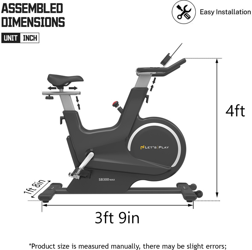 Gym cycle size discount