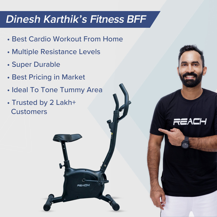 Reach B 101 Exercise Fitness Cycle for Home Gym for Cardio Weight loss Upright Stationary Exercise Bike Buy Reach B 101 Exercise Fitness Cycle for Home Gym for Cardio Weight loss