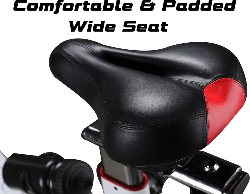 Exercise bike with wide seat on sale