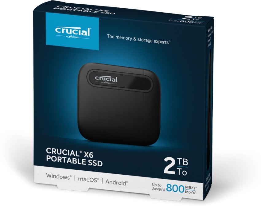 Crucial 2 TB External Solid State Drive (SSD) - Crucial 