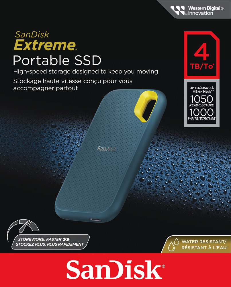 SanDisk 1 TB External Solid State Drive (SSD)