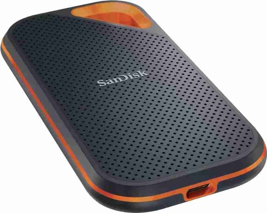 SanDisk Extreme Portable 2TB USB 3.2 Gen 2 Type-C 外付けSSD V2 ブラック  HD-2ドライブケース付き