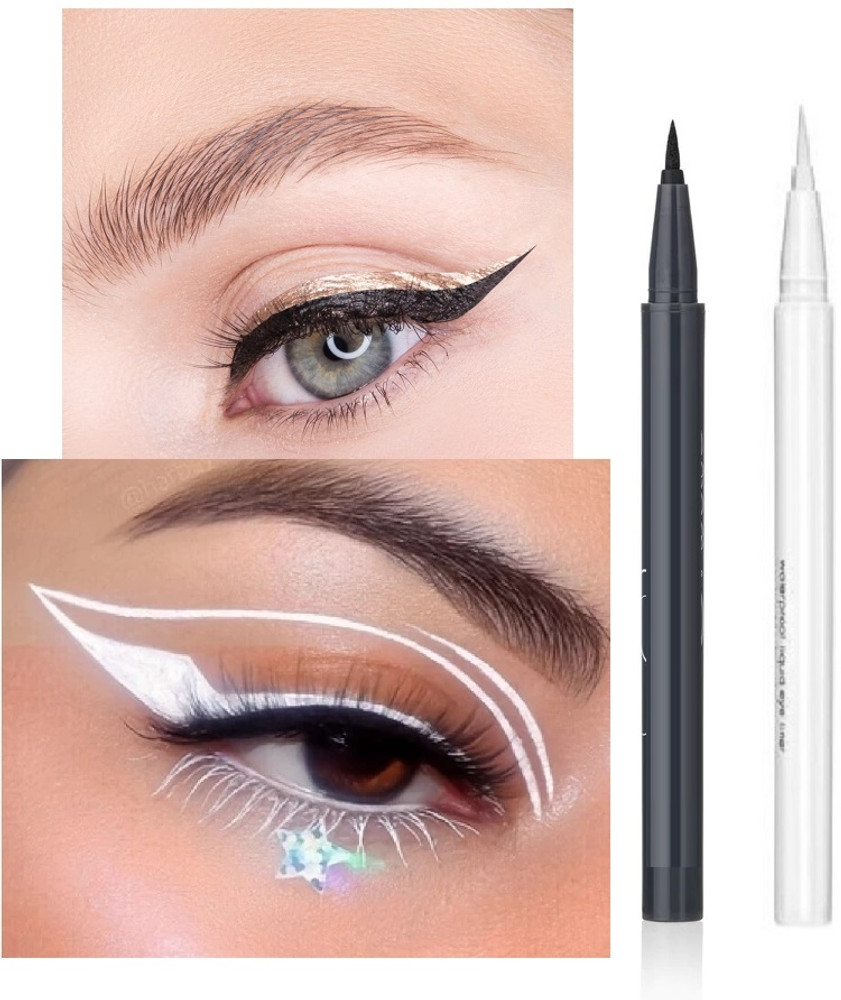 Herrlich Best White Black Sketch Pen Eyeliner Waterproof Long