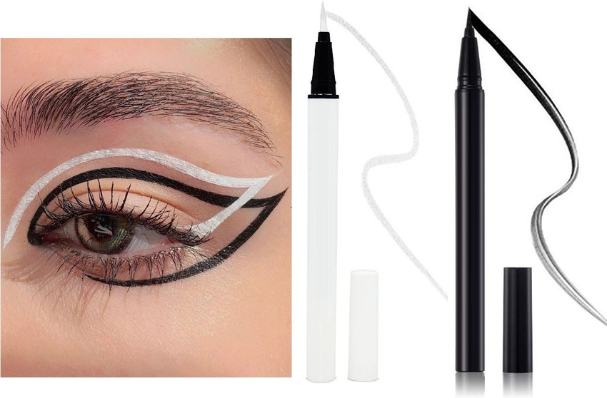 BLUEMERMAID DRAMATIC LOOK WHITE BLACK SKETCH EYELINER FOR EYE 4
