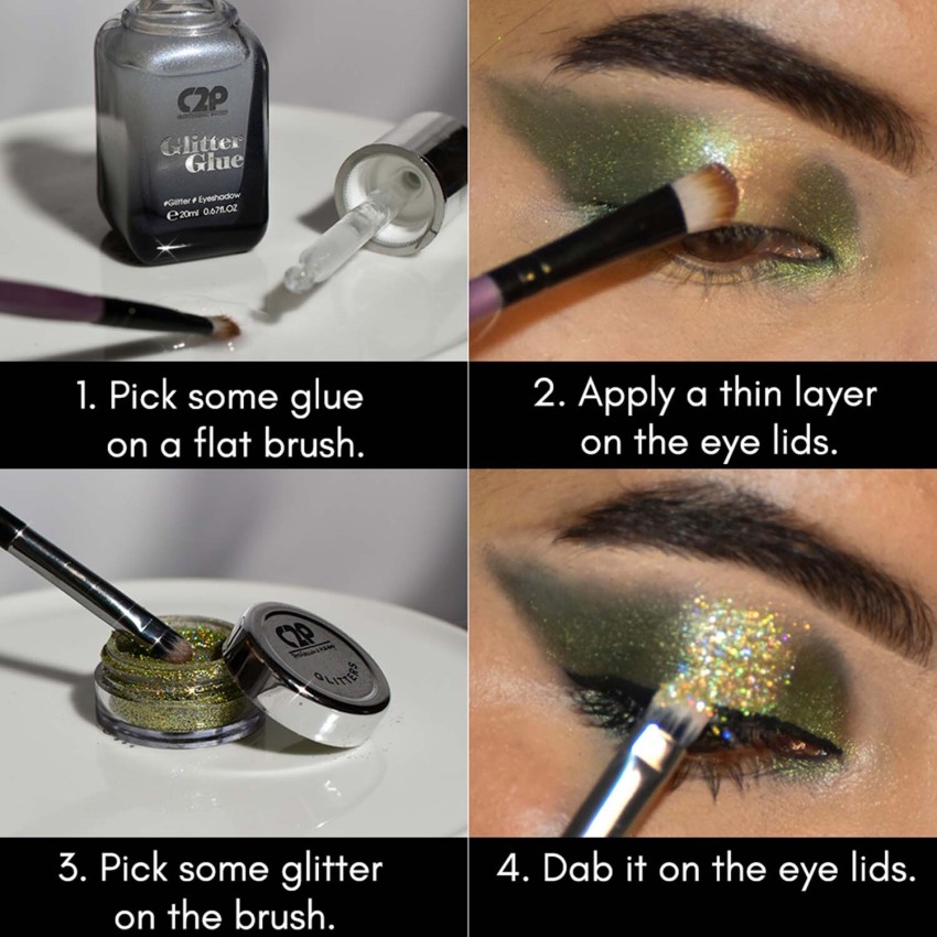 Makeup Glitter Glue Waterproof Quick-drying Glitter Glue Makeup