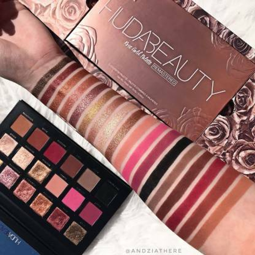 Red and gold eyeshadow palette sales