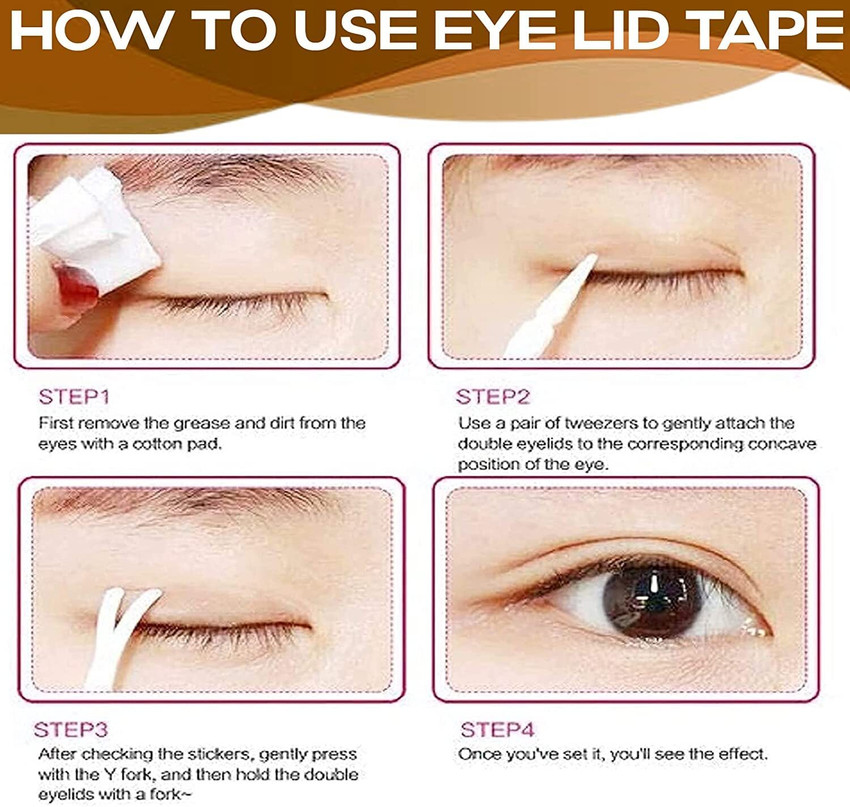 Asian eyelid outlet tape