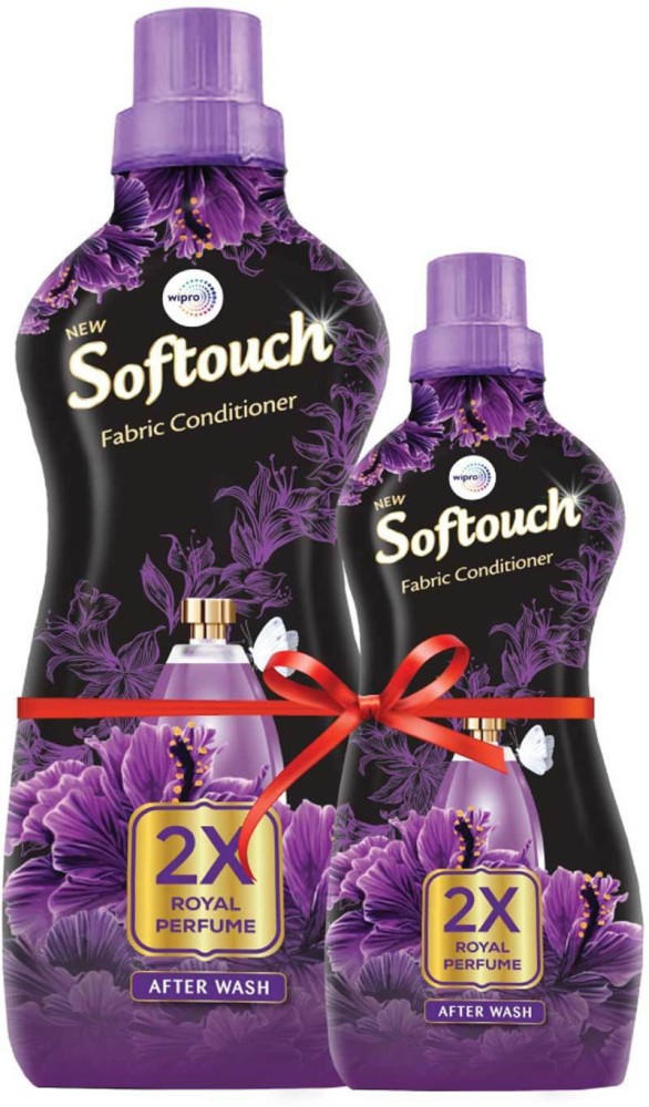 Softouch by Wipro 2X Royal Perfume Liquid Fabric Conditioner with