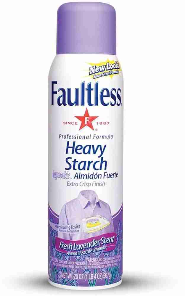 Faultless Original Finish Ironing Spray Starch Fabric Stiffener (567g) Fabric  Stiffener Price in India - Buy Faultless Original Finish Ironing Spray  Starch Fabric Stiffener (567g) Fabric Stiffener online at