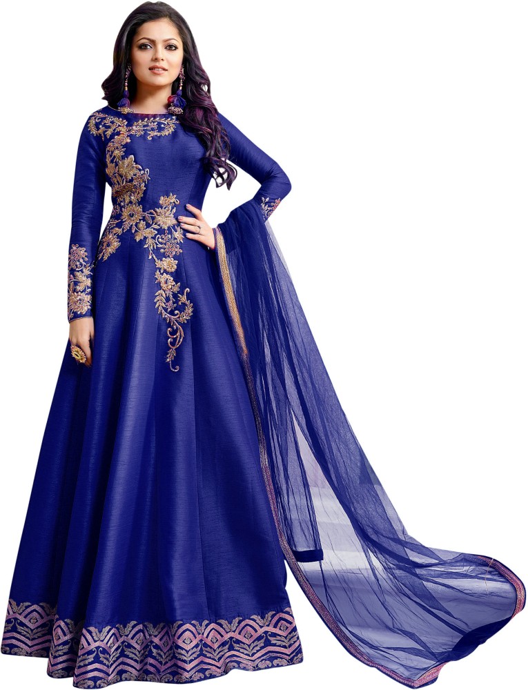 Buy Designer Latest Fancy New Wedding Party Wear Gown Kurti Dress Gown  Women Ladies Online @ ₹3850 from ShopClues