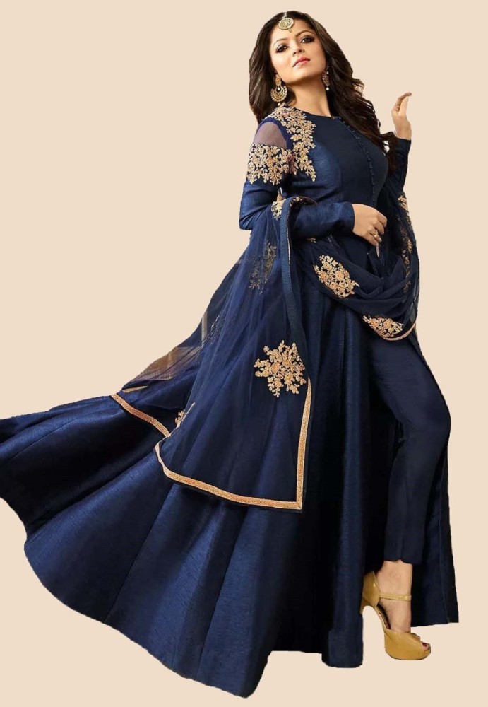 Flipkart silk hot sale gown