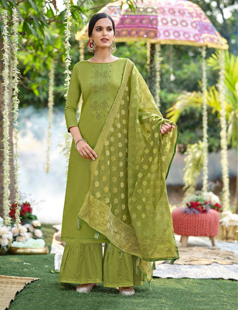Cotton self hotsell design suit