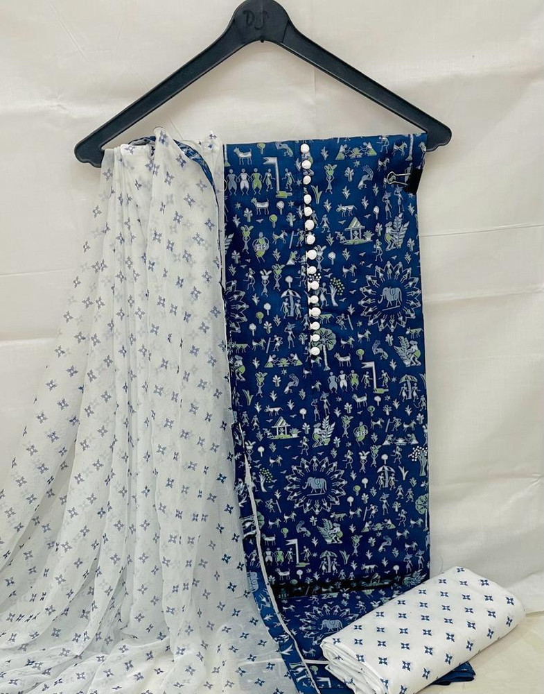 Cotton dress materials online flipkart top