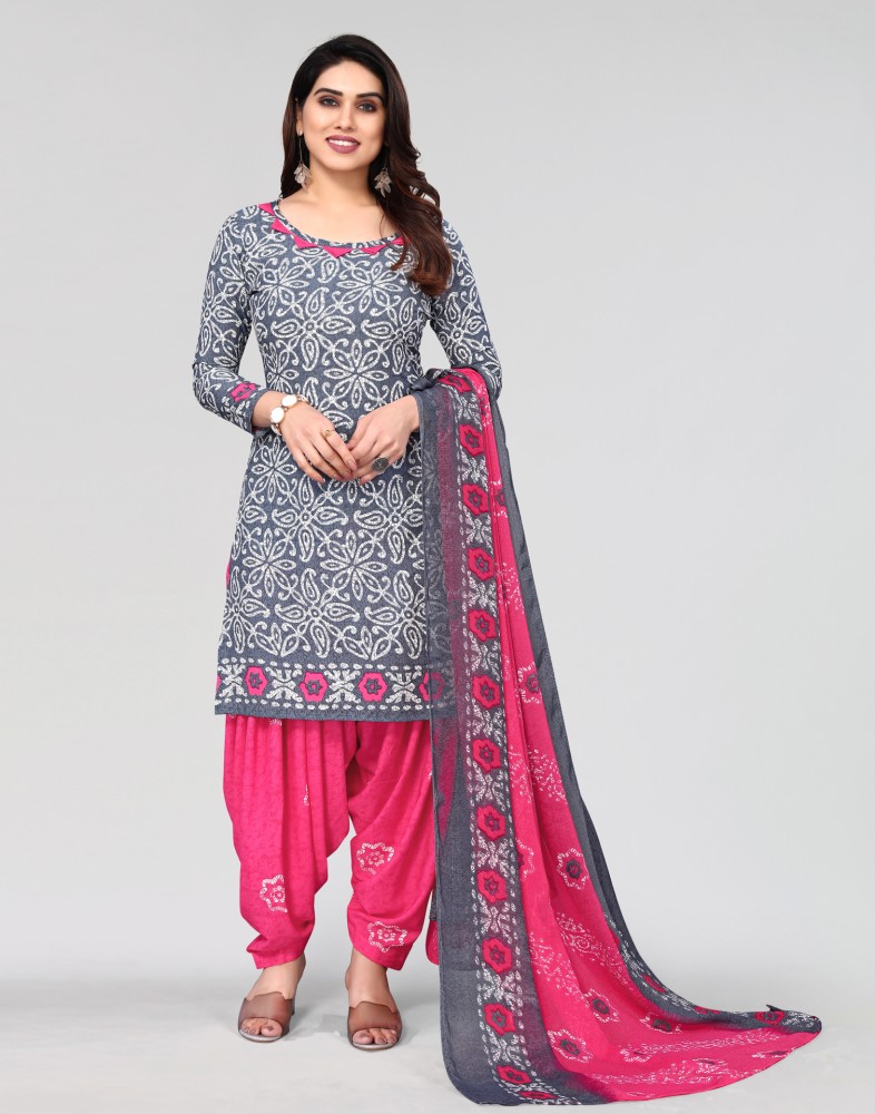 Grey and pink salwar clearance suit