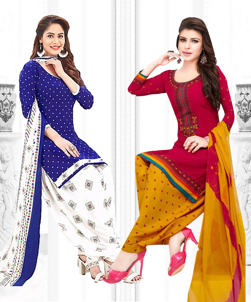 YASHIKA Crepe Self Design Salwar Suit Material Price in India Buy YASHIKA Crepe Self Design Salwar Suit Material online at Flipkart