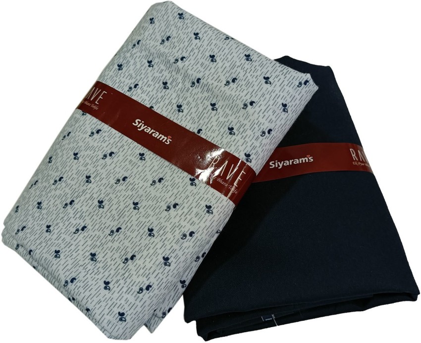 Buy Siyaram Mens Combo Poly Blend Checks Shirt and Trouser Unstitched  Fabric Set Gift Pack MulticolourFree Size 051 at Amazonin