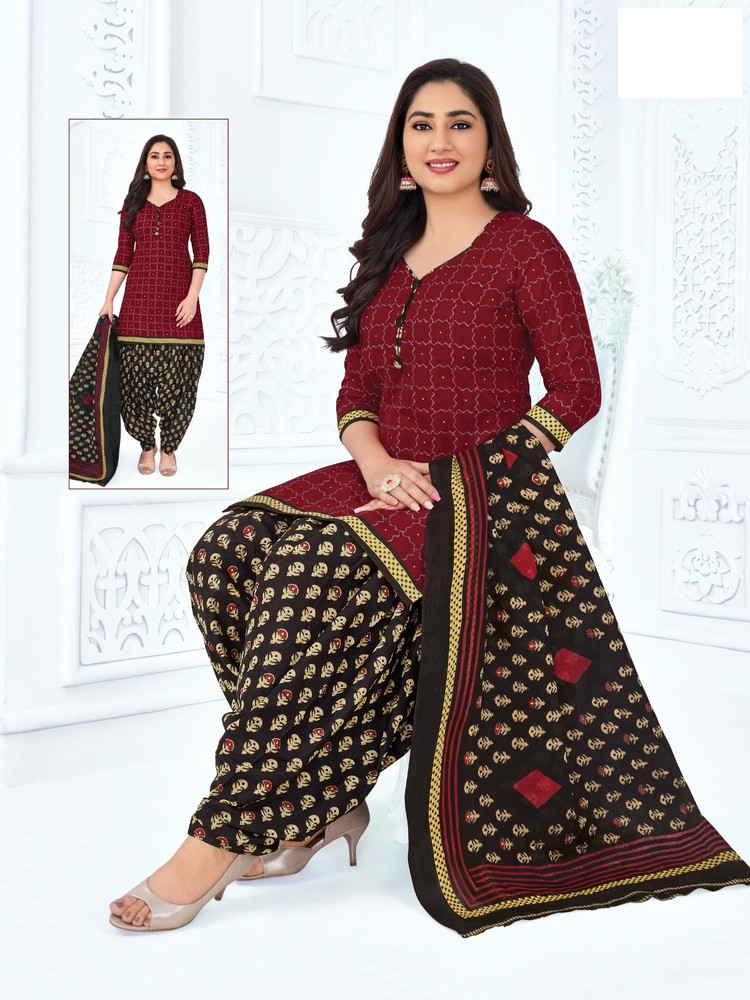 Pranjul Cotton Blend Printed Salwar Suit Material Price in India Buy Pranjul Cotton Blend Printed Salwar Suit Material online at Flipkart