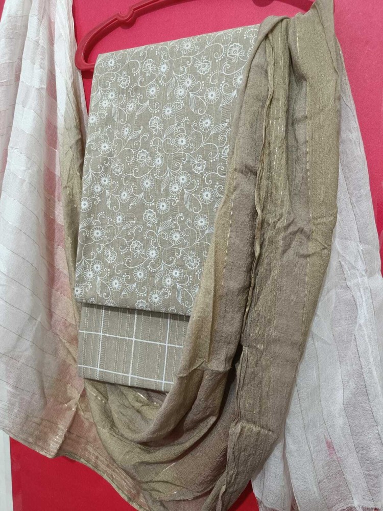 Pure khadi hot sale dress material