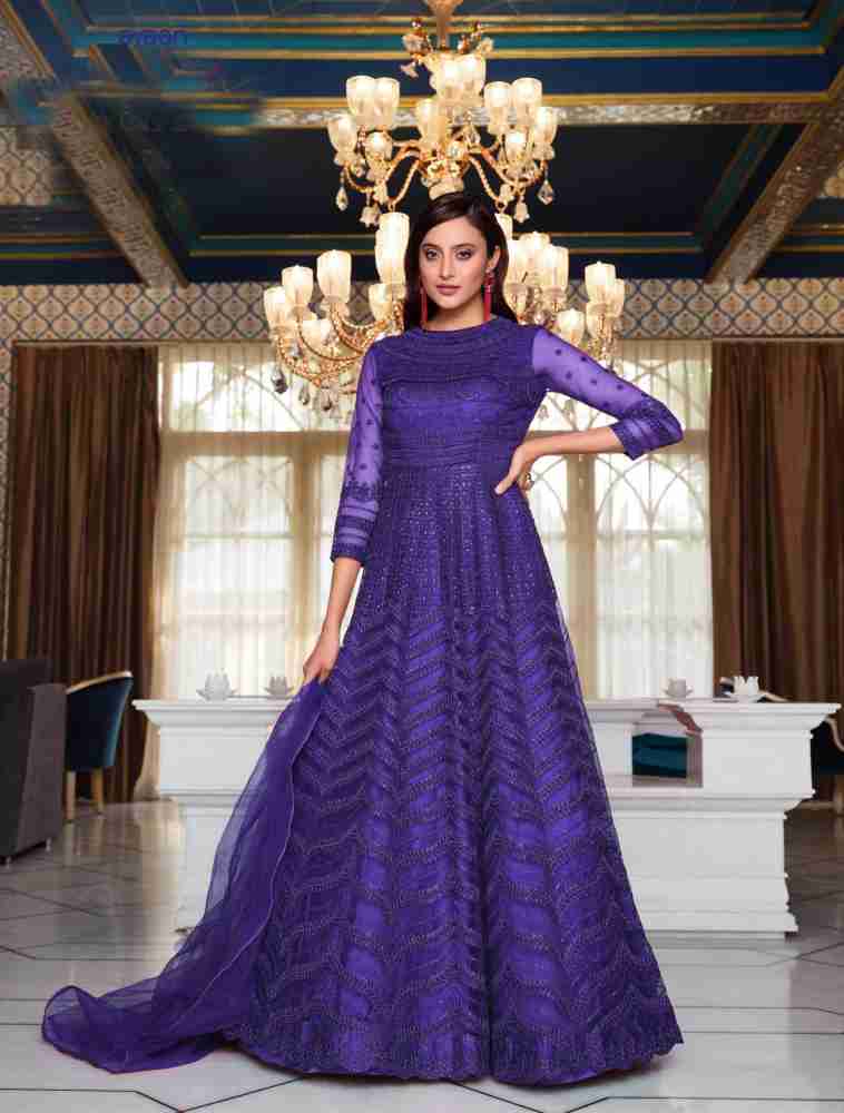 Gown anarkali outlet design