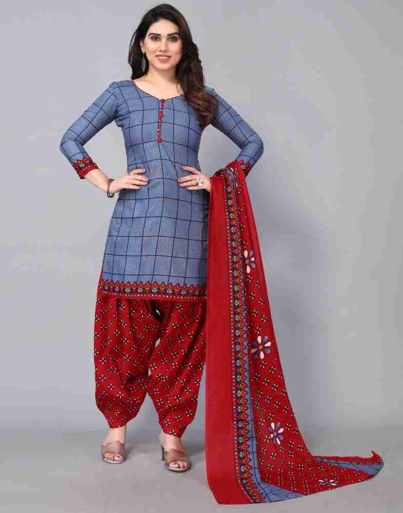 Cotton dress material 2024 designs for stitching