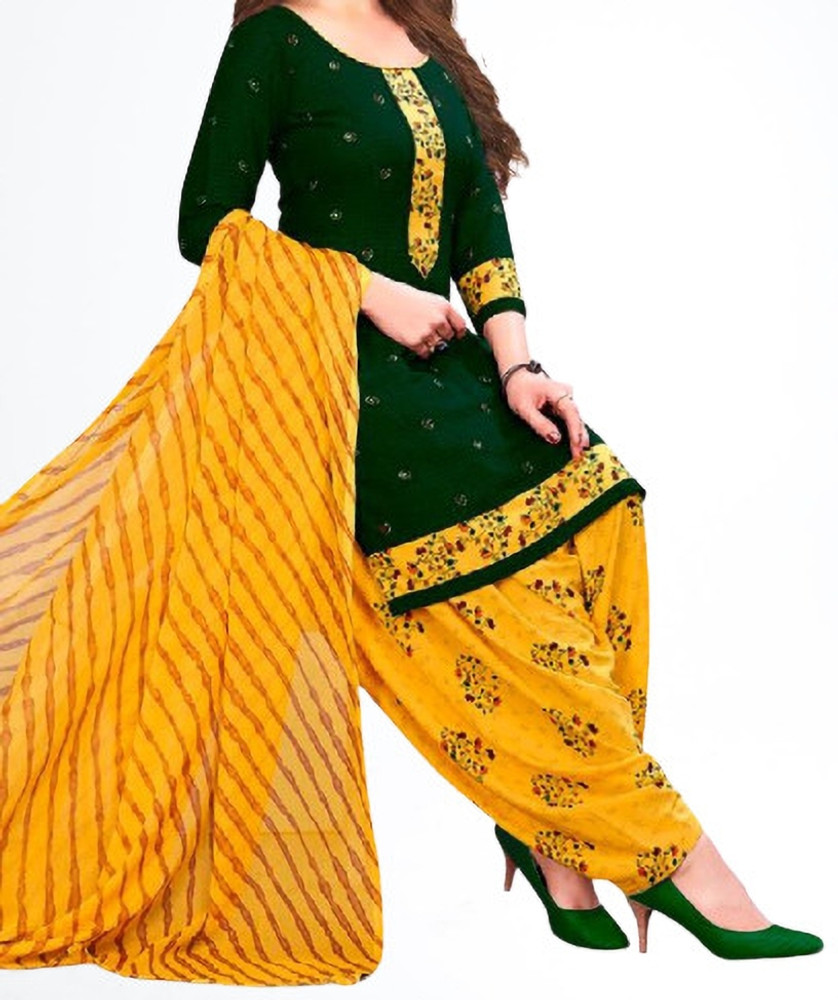VERCO Crepe Printed Salwar Suit Material Price in India Buy