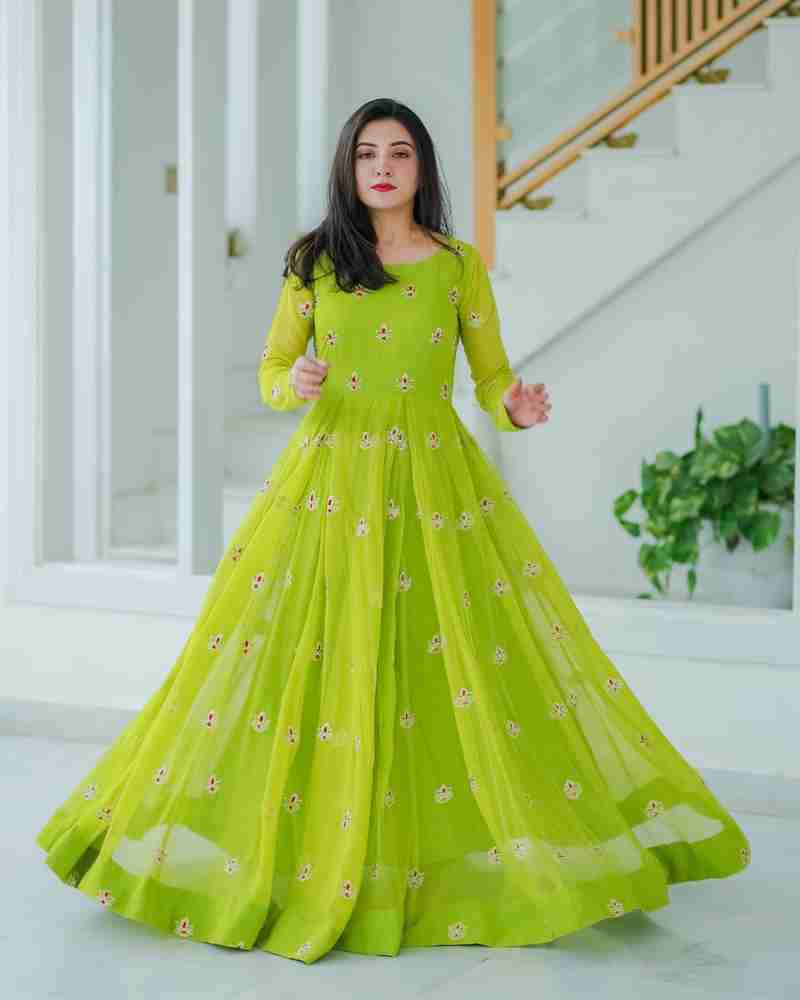 Ethnic yard anarkali gown hotsell