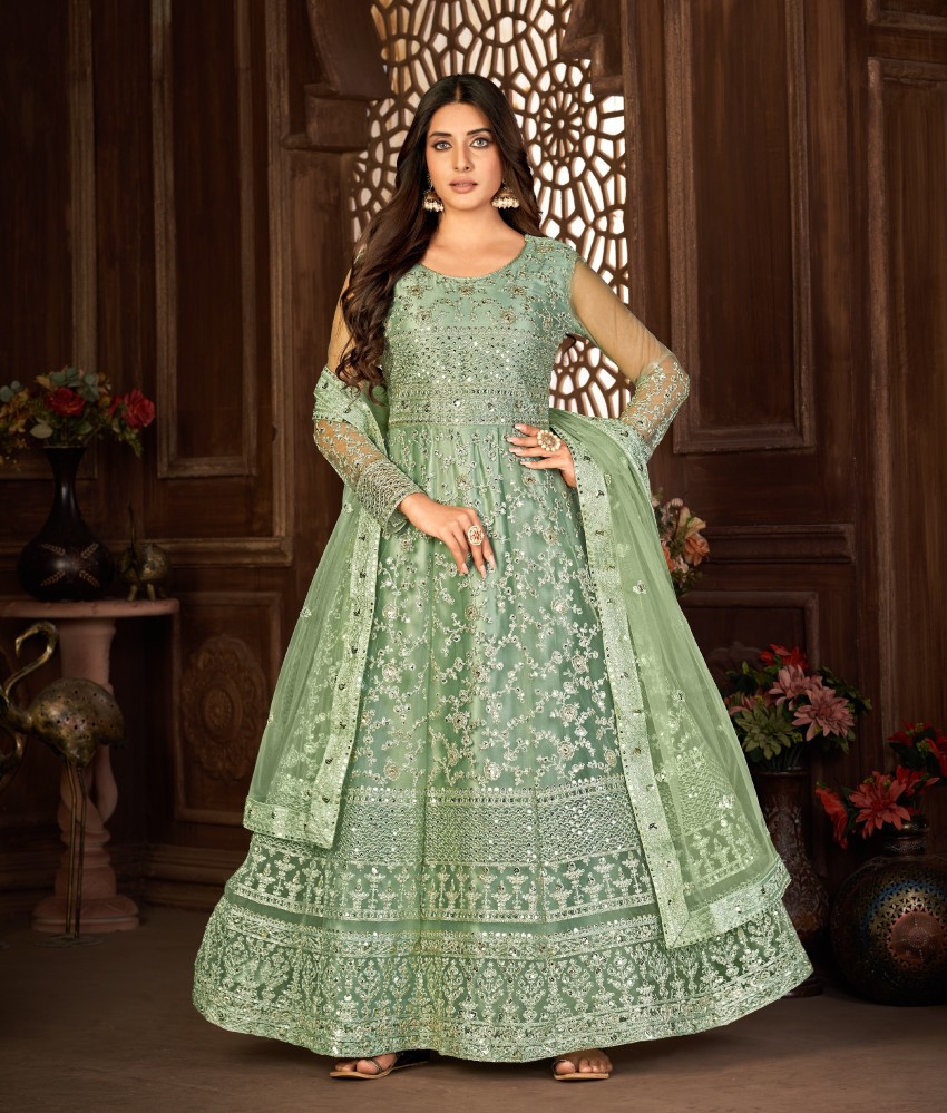 Anarkali shop dresses flipkart